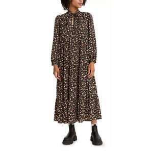 NWT LEVI'S Women's Marisole Dress Medium Floral Tiered Maxi Cottagecore Grunge